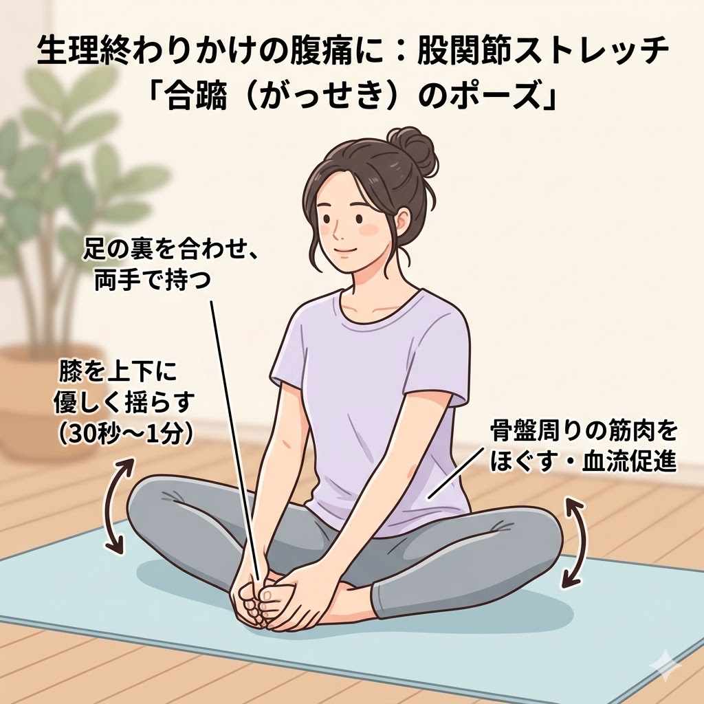 股関節ストレッチ