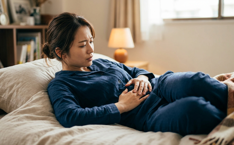 生理の終わりかけに起こる腹痛の原因と対処法｜受診の目安も解説